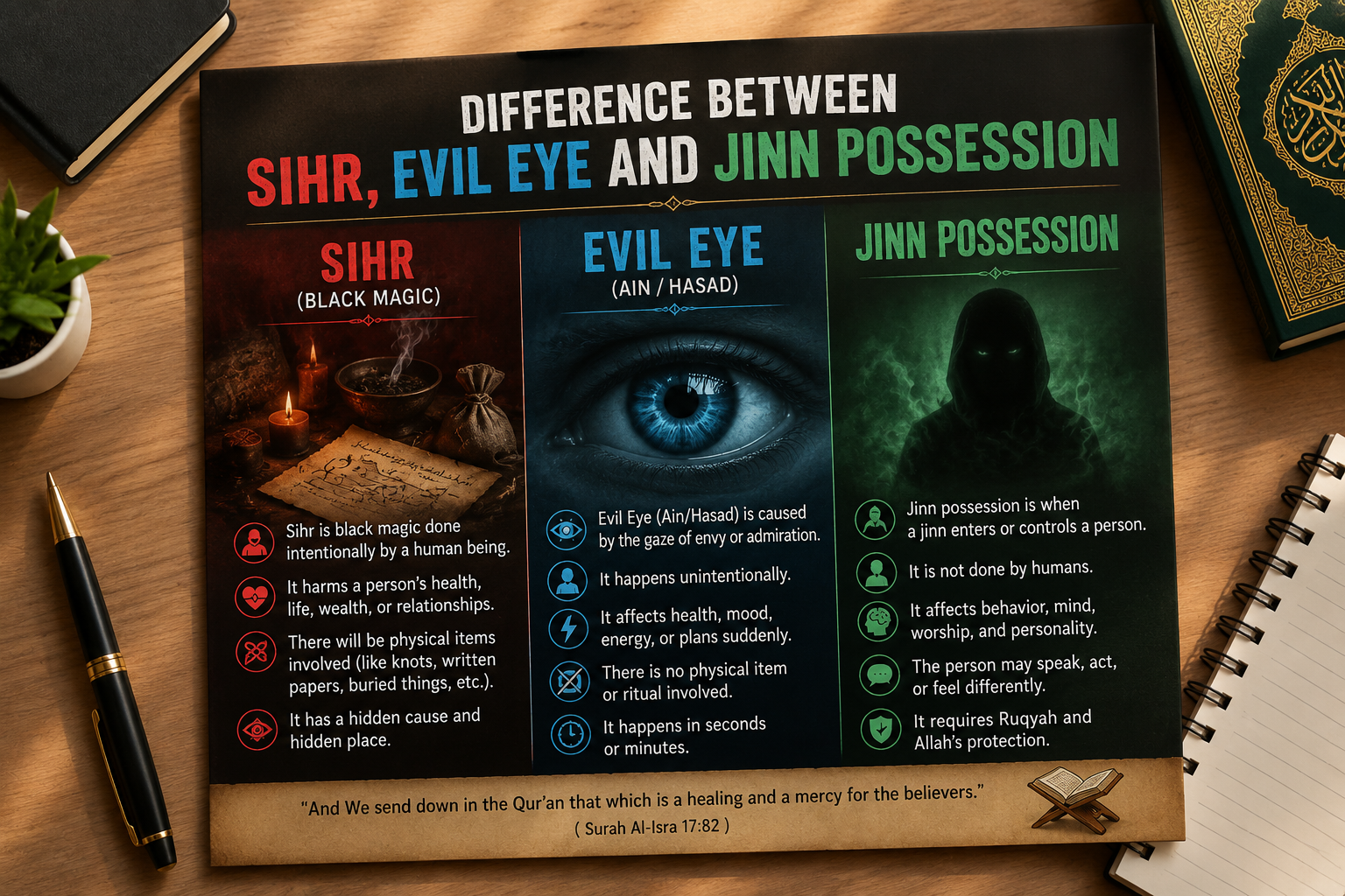 @Diffrence sihr, evil eye